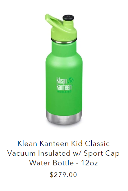 Sustainable Swaps for the Home Klean kanteen reusable sport water bottle