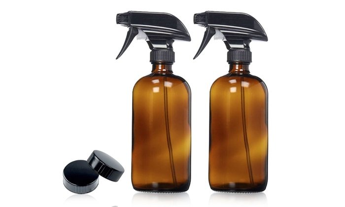Sustainable Swaps for the Home reusable bottles Live Zero glass spray bottles