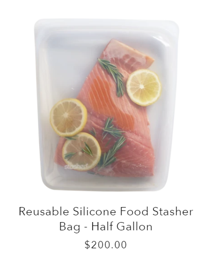 Sustainable Swaps for the Home reusable silicone stasher bags