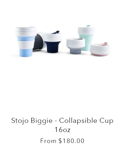stojo coffee cup Sustainable Swaps for the Home