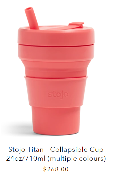 Sustainable Swaps for the Home Stojo coffee cup