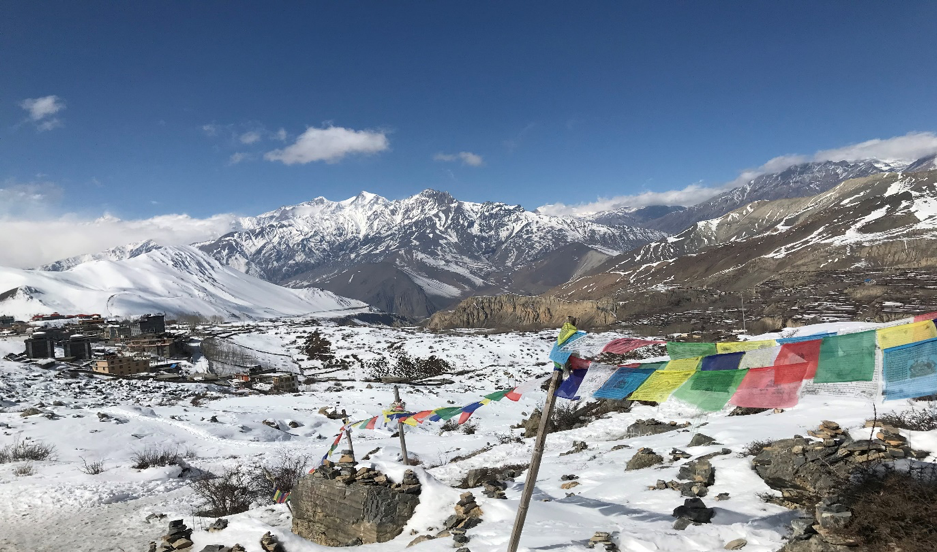 panoramic views of the Himalayas