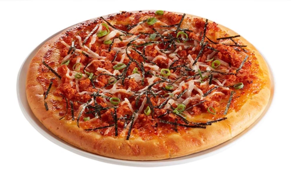 Korean Omnipork Vegan pizza WELL LET'S EAT Dining out