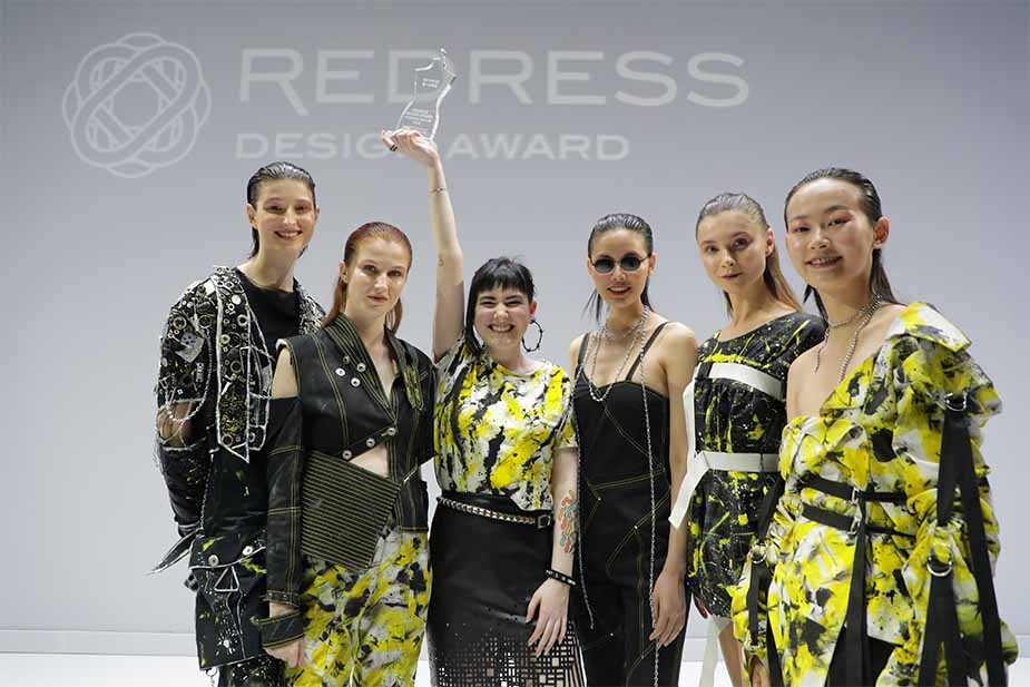 The winners of the 2018 Redress Design Award.