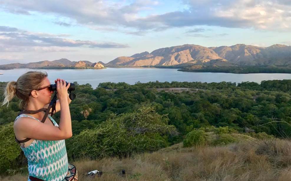 Astrid in Komodo