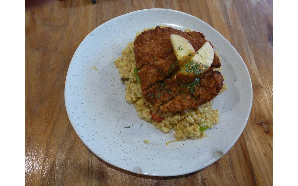 Vegan pork chop