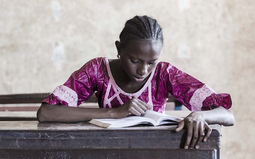 Girl reading