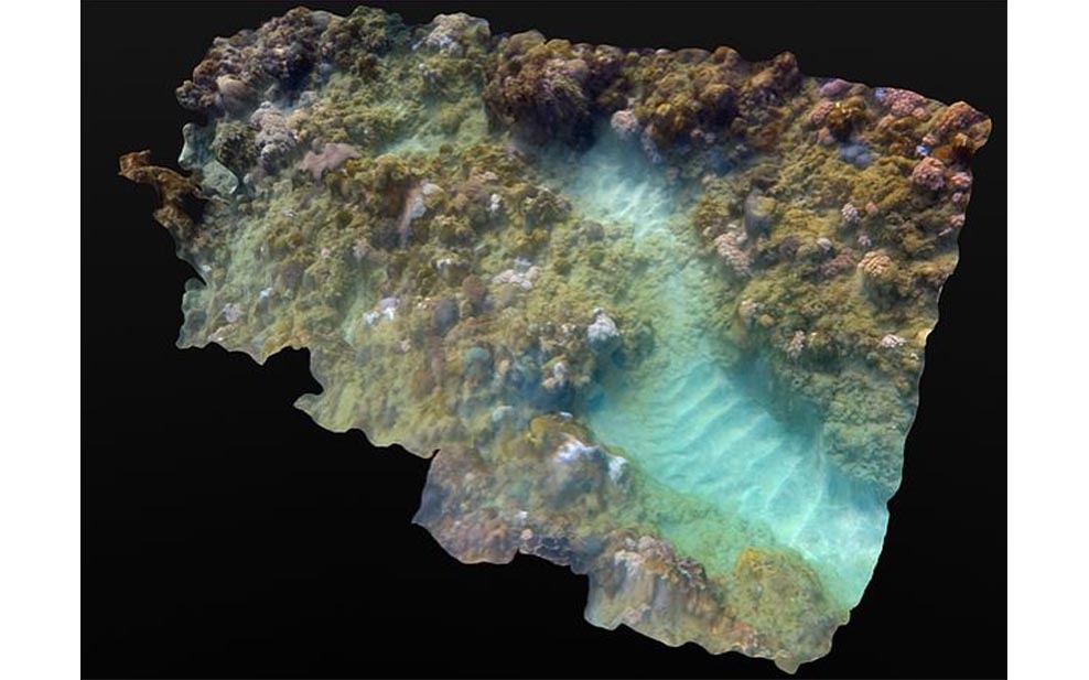Coral reef mapped by Mindorobot