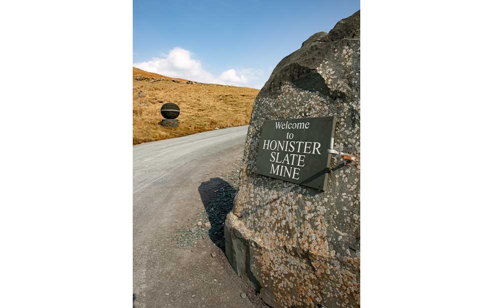 Entrance to the Honister Slate Mine.