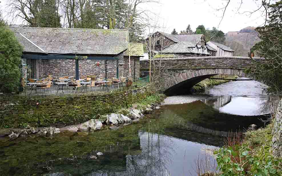 A typical Lake District country town.