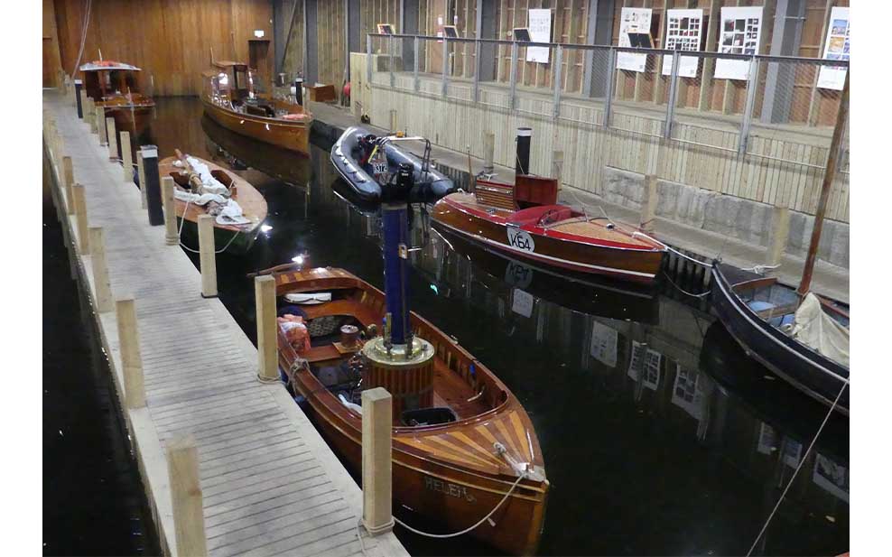 The Windermere Jetty Museum contains its own indoor boathouse.