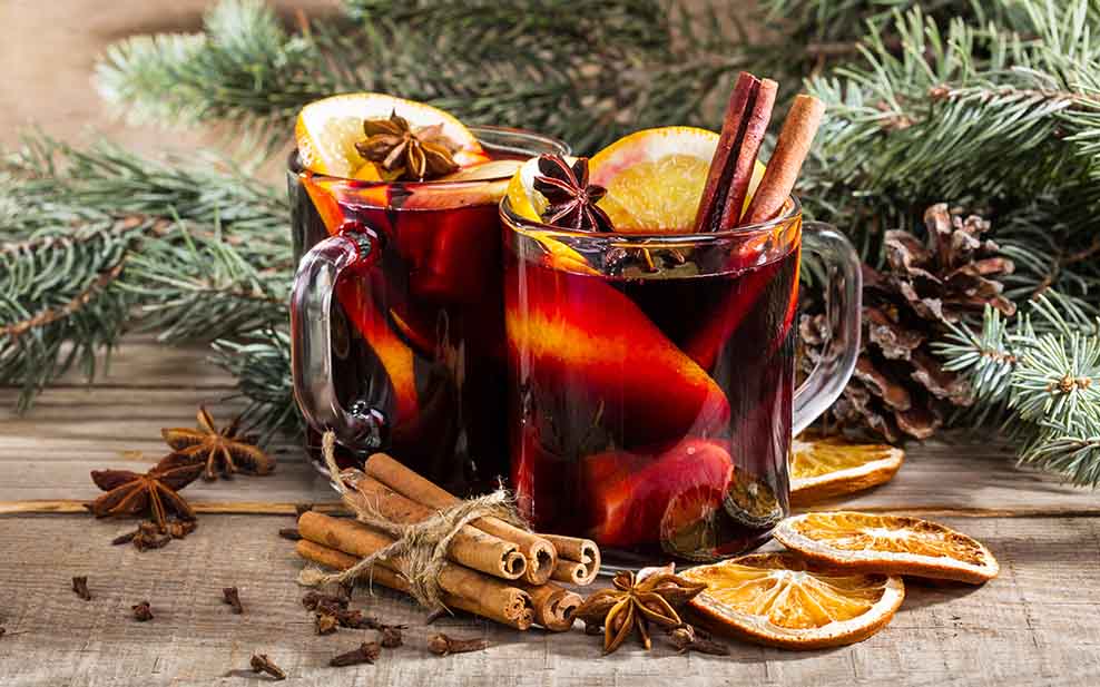 Mulled wine can be made vegan too if you know what wines to make it with.